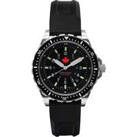 Red Maple Jumbo Diver's Quartz Watch, Digital, Battery Operated, 46 mm, Black Infinity Industrial Services Inc.
