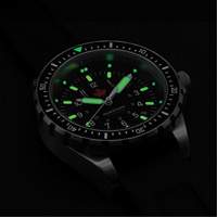 Red Maple Jumbo Diver's Quartz Watch, Digital, Battery Operated, 46 mm, Black Infinity Industrial Services Inc.