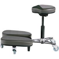 STAG4 Adjustable Kneeling Chair, Vinyl, Black/Grey Infinity Industrial Services Inc.