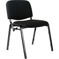 Stacking Chairs, Fabric, 32" High, 250 lbs. Capacity, Black Infinity Industrial Services Inc.
