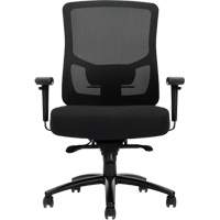 Raven 400 High-Back Heavy-Duty Synchro-Tilter, Mesh, Black, 400 lbs. Capacity Infinity Industrial Services Inc.