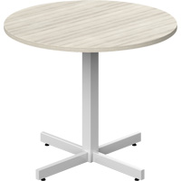 Newland Height-Adjustable Round Table, 36" L x 36" W x 29" H, 1" Top, Laminate, Tan Infinity Industrial Services Inc.
