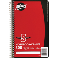5 Subject Spiral Notebook Infinity Industrial Services Inc.