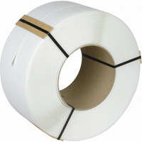Strapping, Polypropylene, 3/8" W x 12900' L, White, Machine Grade Infinity Industrial Services Inc.
