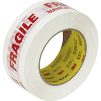 Scotch&reg; 3771 Box Sealing Tape with Message, Hot Melt Adhesive, 2 mils, 48 mm (1-22/25") x 100 m (328') Infinity Industrial Services Inc.