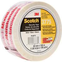 Scotch&reg; 3775 Box Sealing Tape with Message, Hot Melt Adhesive, 2 mils, 48 mm (1-22/25") x 100 m (328') Infinity Industrial Services Inc.