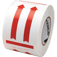 This Side Up Pictogram Special Handling Labels, 6" L x 4" W, Red on White Infinity Industrial Services Inc.