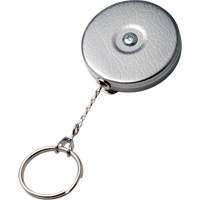 Original Series Retractable Keychain, Chrome, 24" Cable, Belt Clip Attachment Infinity Industrial Services Inc.