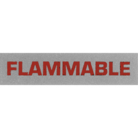 "Flammable" Special Handling Labels, 5" L x 2" W, Black on Red Infinity Industrial Services Inc.