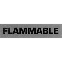 "Flammable" Special Handling Labels, 5" L x 2" W, Black on Red Infinity Industrial Services Inc.