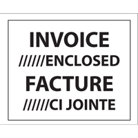 Pochettes pour bordereau d'exp&eacute;dition, 4" lo x 5" la, Style Insertion par l'arri&egrave;re Infinity Industrial Services Inc.