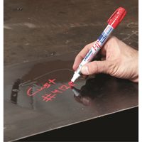 Marqueur pour surfaces huileuses Paint-Riter +, Liquide, Rouge Infinity Industrial Services Inc.