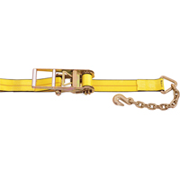 Ratchet Straps, Chain Anchor, 3" W x 30' L, 5400 lbs. (2450 kg) Working Load Limit Infinity Industrial Services Inc.