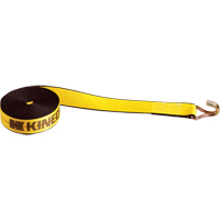 Winch Straps, Wire Hook, 2" W x 30' L, 1670 lbs. (751 kg) Working Load Limit Infinity Industrial Services Inc.