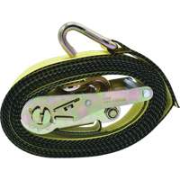 Ratchet Tie-Down, J-Hook, 2" W x 16' L, 10000 lbs. Working Load Limit Infinity Industrial Services Inc.