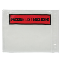 Packing List Envelope, 4-1/2" L x 5-1/2" W, Backloading Style Infinity Industrial Services Inc.