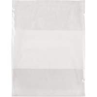 White Block Poly Bags, Reclosable, 15" x 12", 2 mils Infinity Industrial Services Inc.