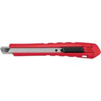 Snap-Off Knife, 9 mm, Carbide, Rubber/Polypropylene Handle Infinity Industrial Services Inc.