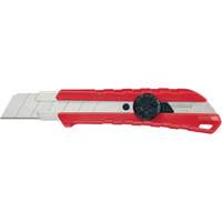 Snap-Off Knife, 25 mm, Carbide, Rubber/Polypropylene Handle Infinity Industrial Services Inc.
