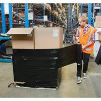 Stretch Wrap, 0.8 Gauge (20.3 micrometers), 18" x 1500', Opaque Black Infinity Industrial Services Inc.