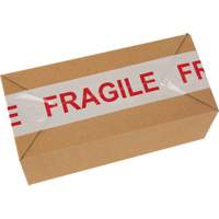 "Fragile" Box Sealing Tape, Hot Melt Adhesive, 2 mils, 48 mm (2") x 100 m (328') Infinity Industrial Services Inc.