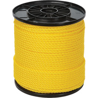 1/4" Yellow Twisted 3-Strand Rope, Polypropylene, 550' Infinity Industrial Services Inc.