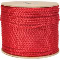 Braided Red Rope, Polypropylene, 500' Infinity Industrial Services Inc.