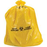 Waste Bags, Bio-Hazard, 60" L x 36" W, 6 mils Infinity Industrial Services Inc.