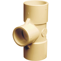 Flowguard Gold&reg; Tee Fitting, Reducing, CPVC, 3/4" x 3/4" x 1/2" Infinity Industrial Services Inc.