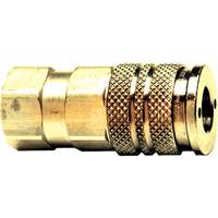 Automatic One-Handed Quick Disconnect, Brass, 1/4" x 3/8" Infinity Industrial Services Inc.