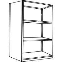 Interlok Shelving Unit, Steel, Boltless, 800 lbs. Capacity, 36" W x 76" H x 24" D Infinity Industrial Services Inc.