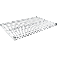 Standard-Duty Chromate Wire Shelf, 36" W x 18" D, 500 lbs. Capacity Infinity Industrial Services Inc.