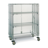 Wire Shelf Cart, Chrome Plated, 21-1/2" x 68-1/2" x 40", 500 lbs. Capacity Infinity Industrial Services Inc.