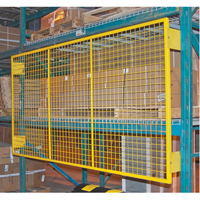 Pallet Back Rack Guards, 96" W x 48" H, 6" Brackets Infinity Industrial Services Inc.