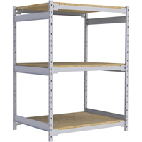 Wide Span Record Storage Shelving, Steel, 3 Shelves, 42" W x 32" D x 60" H Infinity Industrial Services Inc.