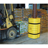 Column Protector, 6" Inside Opening, 24" L x 24" W x 42" H, Orange Infinity Industrial Services Inc.