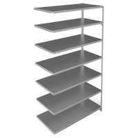 &eacute;l&eacute;ment de rayonnage, Acier galvanis&eacute;, Montant &agrave; fente, Capacit&eacute; 275 lb, 48" la x 84" h x 24" p Infinity Industrial Services Inc.