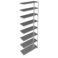 &eacute;l&eacute;ment de rayonnage, Acier galvanis&eacute;, Montant &agrave; fente, Capacit&eacute; 400 lb, 36" la x 96" h x 15" p Infinity Industrial Services Inc.