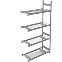 &eacute;tag&egrave;re de grande largeur, Acier, Sans boulons, Capacit&eacute; 1340 lb, 42" la x 84" h x 18" p Infinity Industrial Services Inc.