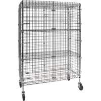 Chariot de s&eacute;curit&eacute;, Chrom&eacute;, 48" x 69" x 24", Capacit&eacute; 500 lb Infinity Industrial Services Inc.