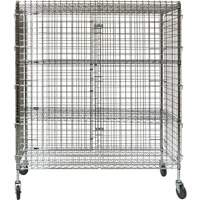 Chariot de s&eacute;curit&eacute;, Chrom&eacute;, 60" x 69" x 24", Capacit&eacute; 500 lb Infinity Industrial Services Inc.