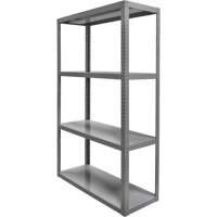Heavy-Duty Shelving, Steel, Bolted, 3000 lbs. Capacity, 36" W x 72" H x 18" D Infinity Industrial Services Inc.
