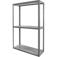 Heavy-Duty Shelving, Steel, Bolted, 3000 lbs. Capacity, 36" W x 72" H x 18" D Infinity Industrial Services Inc.