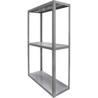 Heavy-Duty Shelving, Steel, Bolted, 3000 lbs. Capacity, 36" W x 72" H x 18" D Infinity Industrial Services Inc.