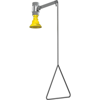 Douche d'urgence &agrave; alimentation verticale, Montage au plafond Infinity Industrial Services Inc.