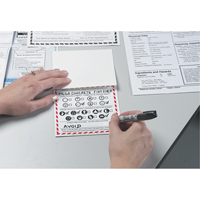 &eacute;tiquettes SIMDUT fabriqu&eacute;es sur place, Vinyle, Feuille, 5" lo x 5" la Infinity Industrial Services Inc.