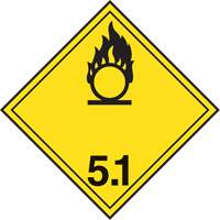 TDG Shipping Labels, Class 5.1, Oxidizing Substances, Paper Infinity Industrial Services Inc.