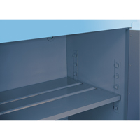 ChemCor&reg; Lined Acid/Corrosive Storage Cabinets, 30 gal., 43" x 44" x 18" Infinity Industrial Services Inc.