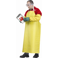 Flame Resistant Aprons, Neoprene/Polyester, 48" L x 35" W, Yellow Infinity Industrial Services Inc.