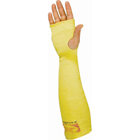 Sleeves, Kevlar&reg;, 18", ANSI/ISEA 105 Level 3, Yellow Infinity Industrial Services Inc.